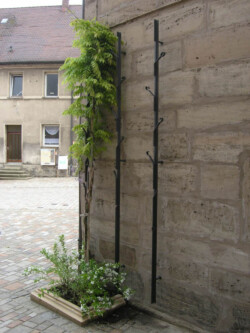 Rankgerüst aus T-Stahl Altstadt Langenzenn