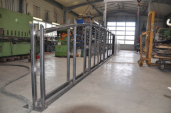 Innengerüst aus Stahlrohren