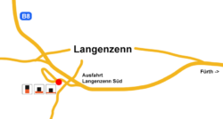 Abfahrt Langenzenn Süd